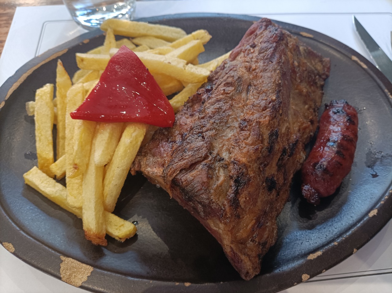 Churrasco de cerdo